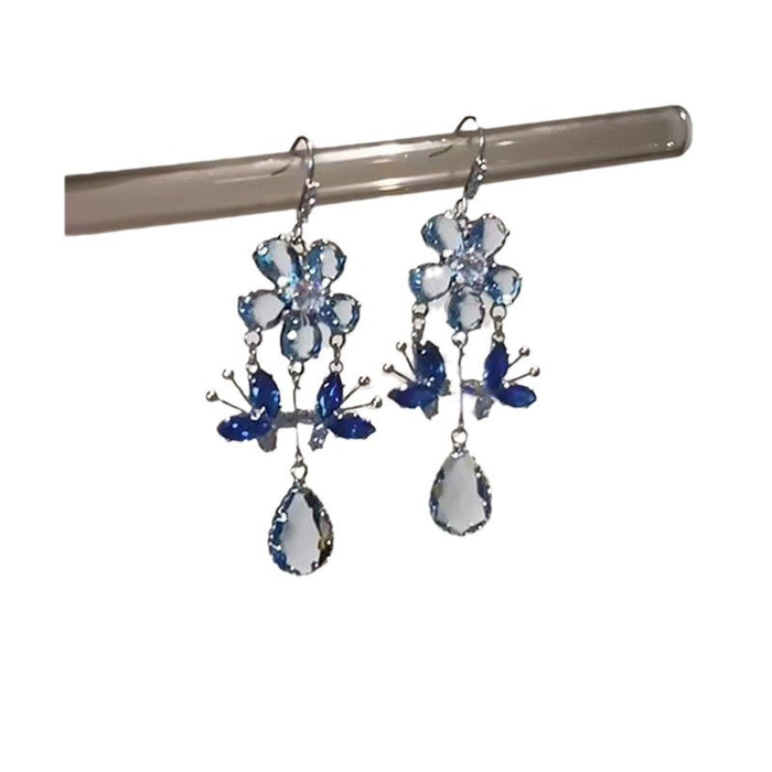 Wholesale Butterfly droplet tassel earrings are exquisite, versatile, gentle and elegant earrings