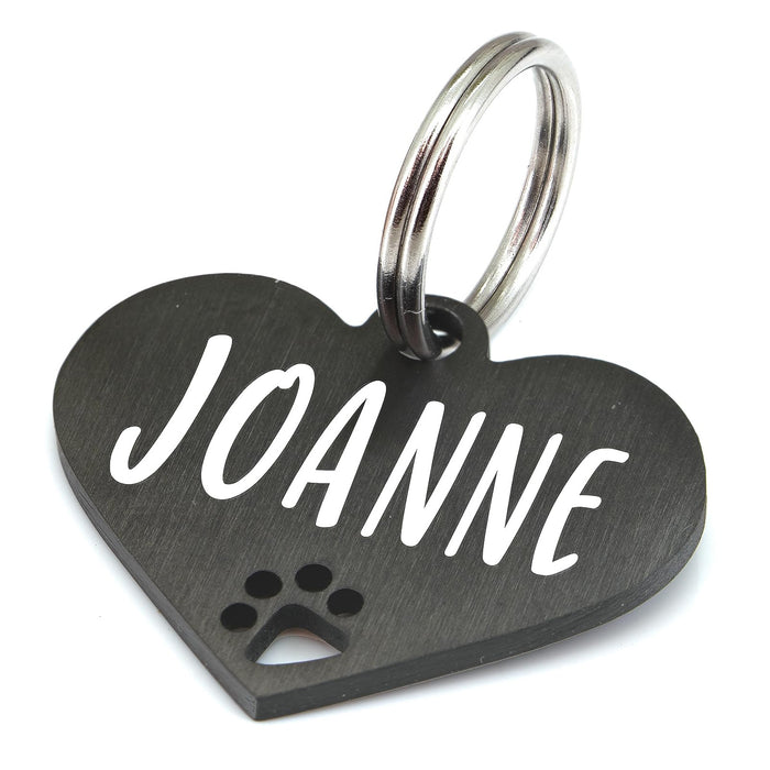 Wholesale Stainless steel pet tag double-sided engraved electroplated hang tag