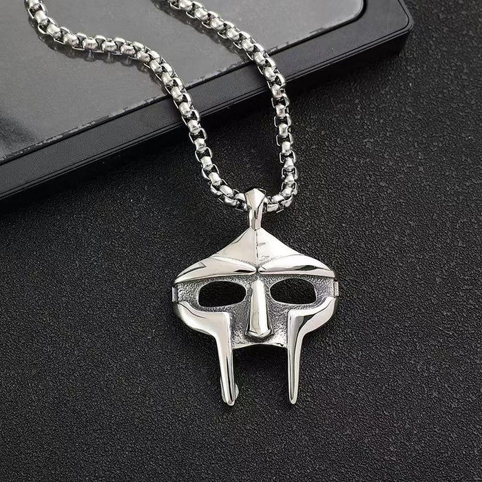 Wholesale Mask necklace pendant, stainless steel personalized necklace