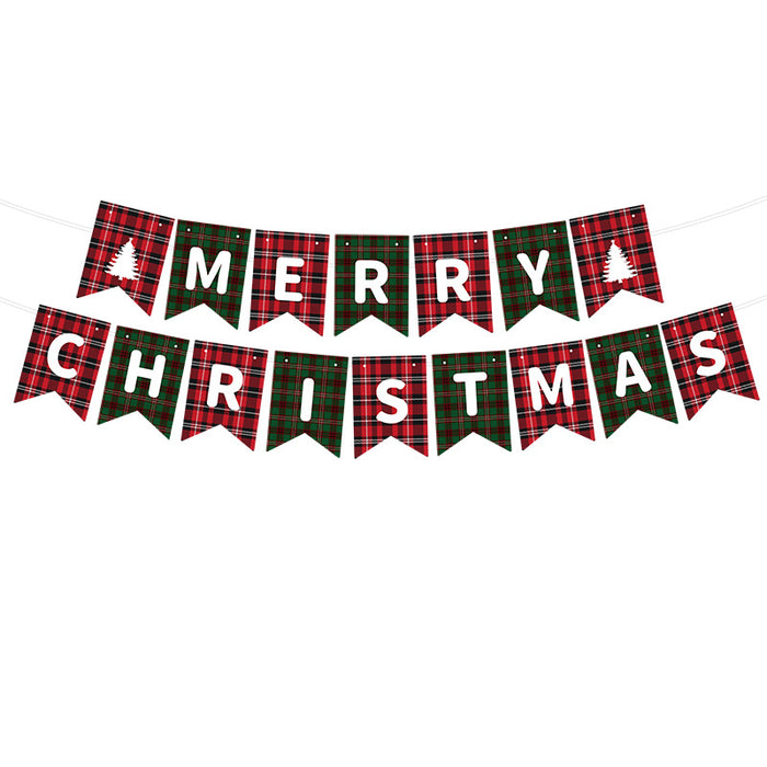 Wholesale Christmas Door Head Decoration Pendant Party Scene Atmosphere Decoration Paper Creative Small Door Hanging