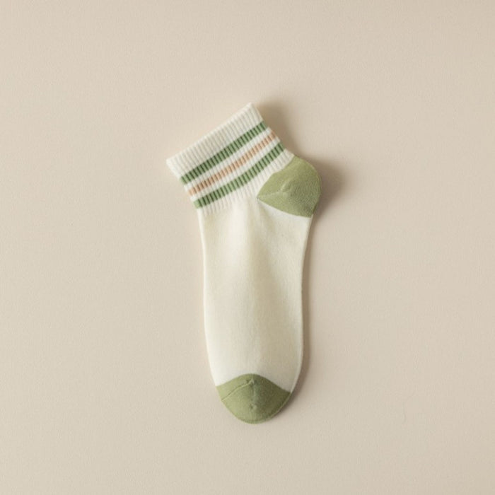 Wholesale Combed cotton short tube women's socks with new rolled edge and loose mouth socks