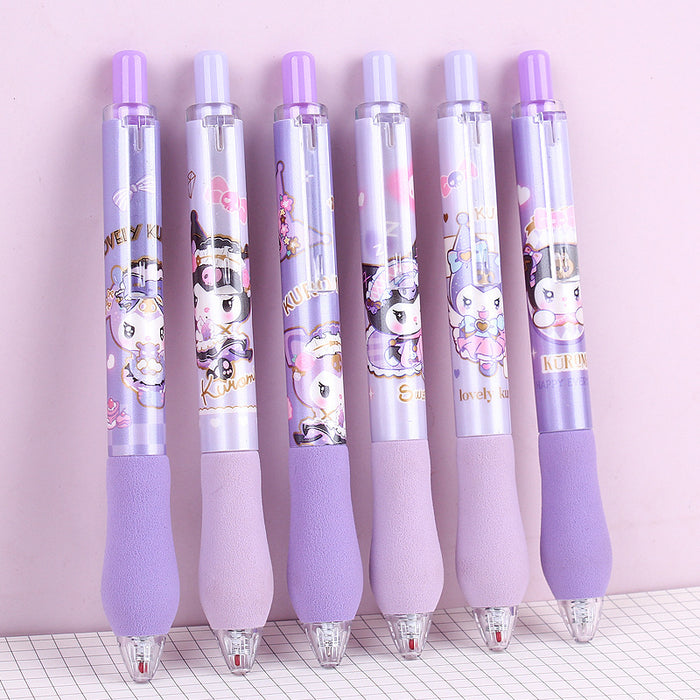 Wholesale Cute cartoon blind box quick-drying,  smooth-writing black retractable pen.