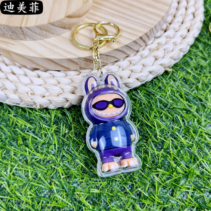 Wholesale Creative Acrylic Cartoon Cute Keychain Popular Children' s Gift Small Pendant Doll