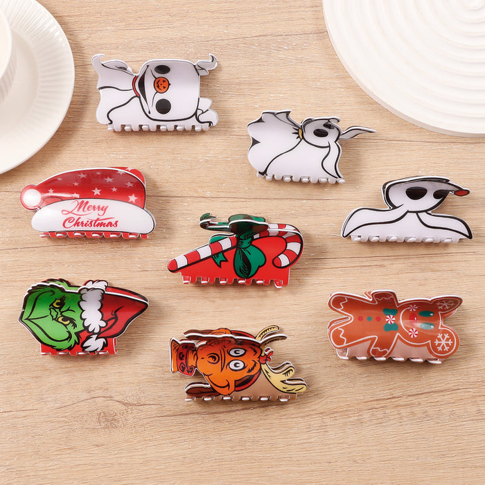 Wholesale Accessories Christmas cartoon series clips various hair clips