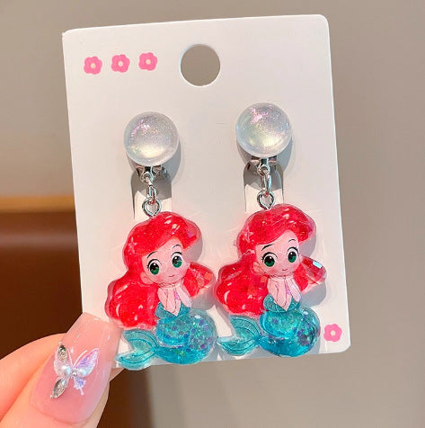 Wholesale Children' s Princess Jewelry Earrings