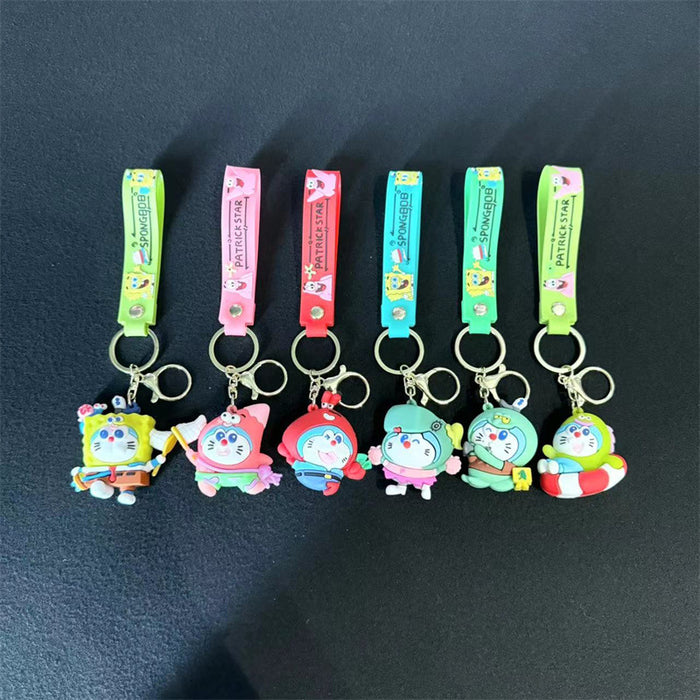 Wholesale Cartoon Silicone Doll Keychain JDC-KC-HaoXi025