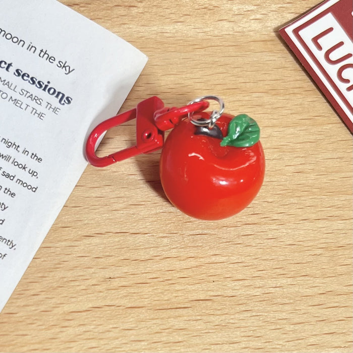 Wholesale Simulation three-dimensional food play apple keychain bag pendant