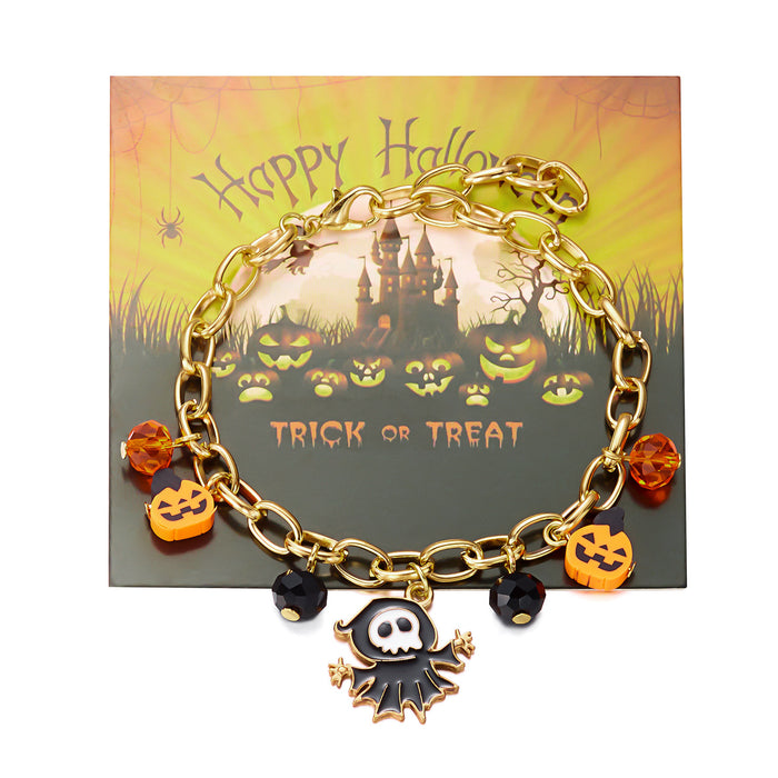 Wholesale  series bracelet funny ghost death pumpkin pendant bracelet