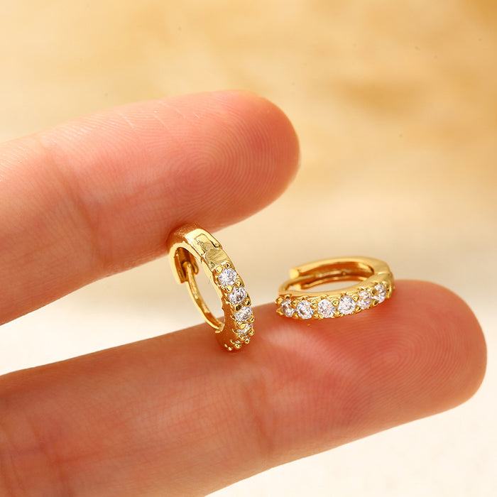 Wholesale Metallic earrings, light luxury, niche, exaggerated geometric earrings, earrings, wholesale