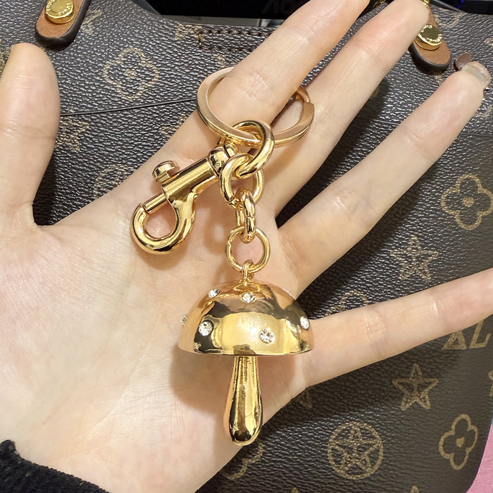 Wholesale Fashion Keychain Women's Bag Decorative Cute Mushroom Buckle