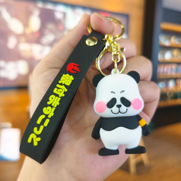 Wholesale Rubber Cartoon Three-dimensional Keychain JDC-KC-Tingm051