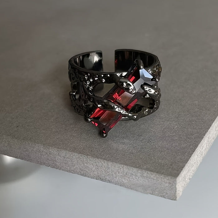 Wholesale Open Couple Ring Anti-Red Diamond Ring Women's