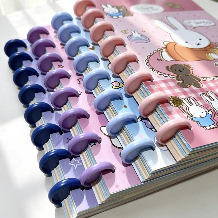 Wholesale Mushroom Button A5 Loose-Leaf Notebook Cute Cartoon Diary Stylish Boutique Gift MOQ≥4