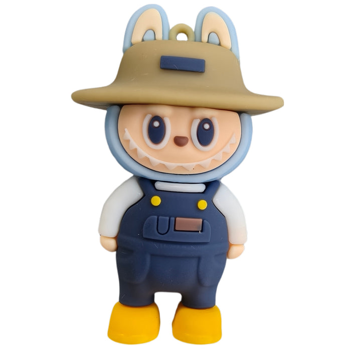 Wholesale Soft PVC doll keychain pendant three-dimensional