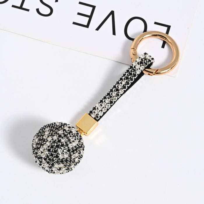 Wholesale Chain Rhinestone Ball Keychain Car Keychain JDC-KC-JF004