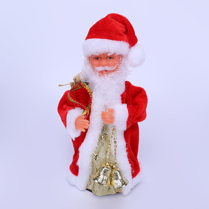 Wholesale Electric  Music Christmas Ornaments Doll Christmas Decorations Christmas Decoration Rotatable Toy