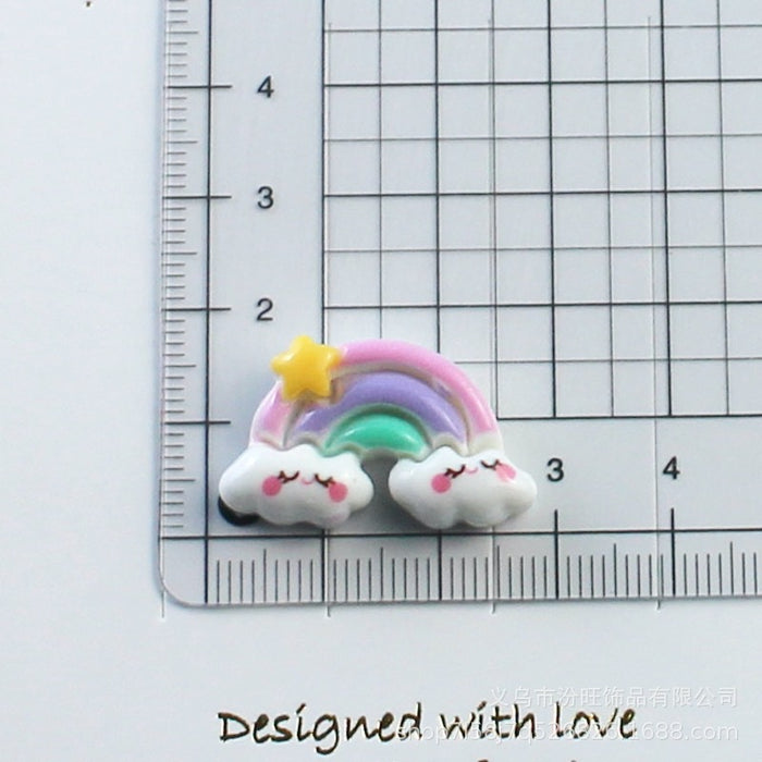 Wholesale Unicorn Rainbow Cream Glue Mobile Phone Case Resin Jewelry Accessories  Material Package Handmade Crystal Glue