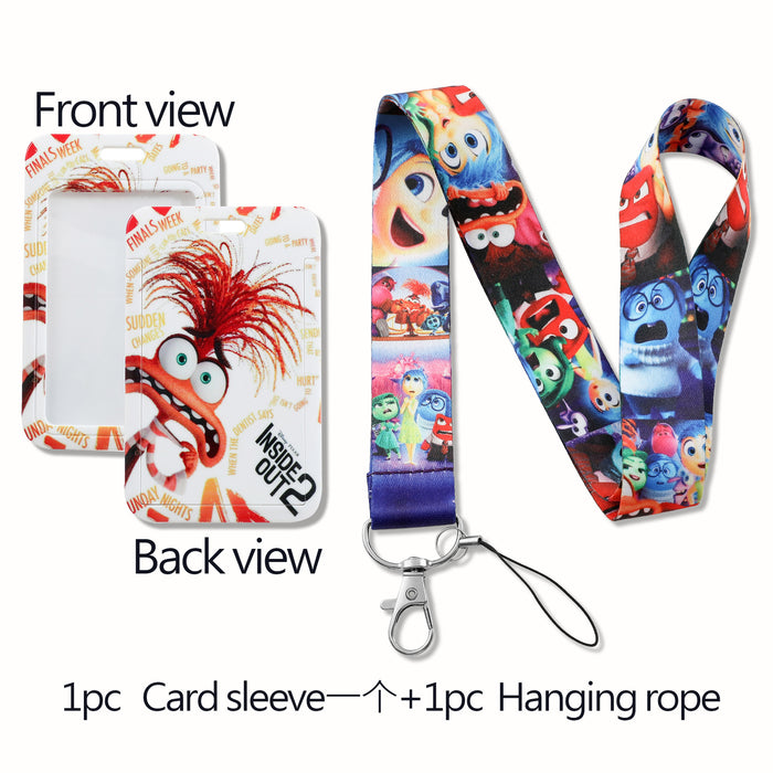 Wholesale Webbing Lanyard Cartoon Mobile Phone Strap Keychain JDC-KC-QiChao008