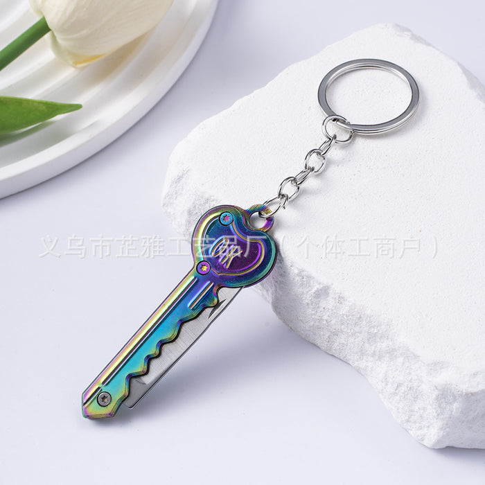 Wholesale Stainless Steel Self-defense Portable Portable Mini Multi-function Keychain JDC-KC-ZY031