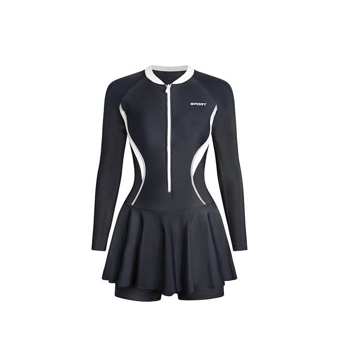 Wholesale Swimming suit new hot spring one-piece flesh covering plus size swimming pool specific swimsuit