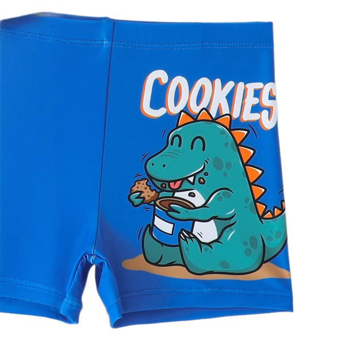 Wholesale Children's quick drying split short sleeved swimsuit cartoon cute swimsuit set