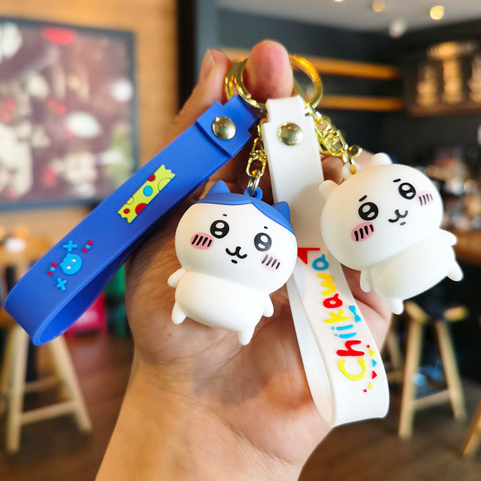 Wholesale Silicone Cartoon Doll Keychain JDC-KC-Tingm150