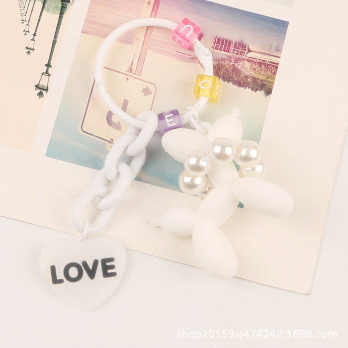 Wholesale  Car Keychain Pendant  Opening Ring Chain Love Accessories  Women's Bag Decoration