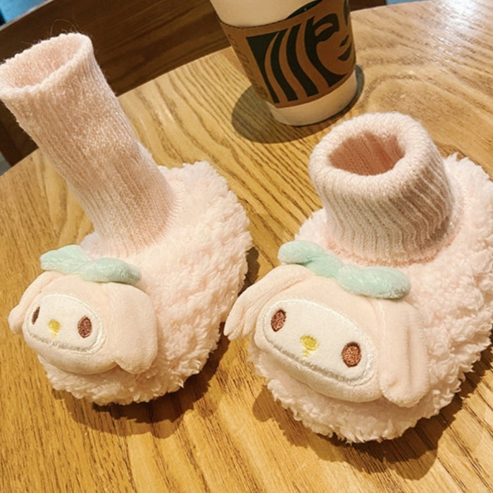 Wholesale Baby shoes and socks in autumn and winter warm soft soles