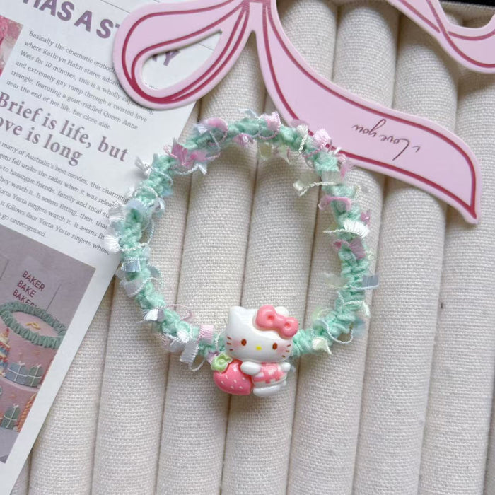 Wholesale Cartoon Bow Kt Hair Ribbon Hair Rope Gift Cute Headband Hair Accessories