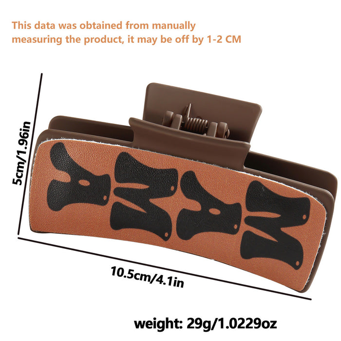 Wholesale printed square hairpin  simple all-match Hair Clips