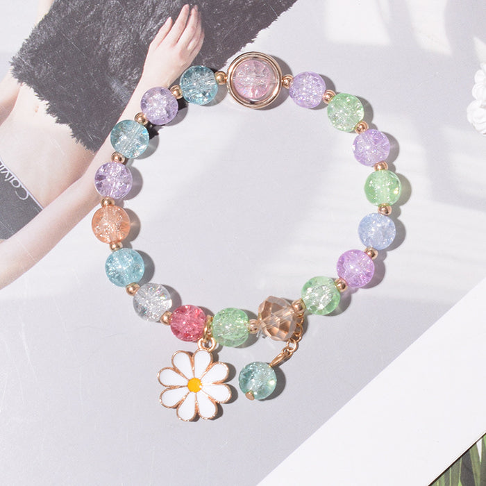 Wholesale Iron Alloy Colorful Beaded Bracelet Jewelry Accessory for Women