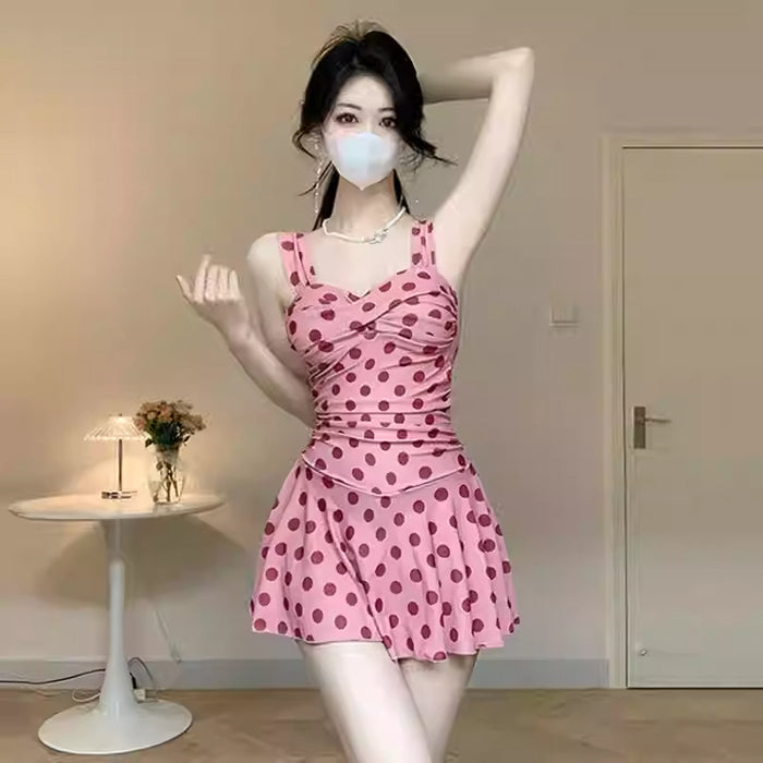 Wholesale Swimsuit one-piece skirt style conservative and high-end, slimming down