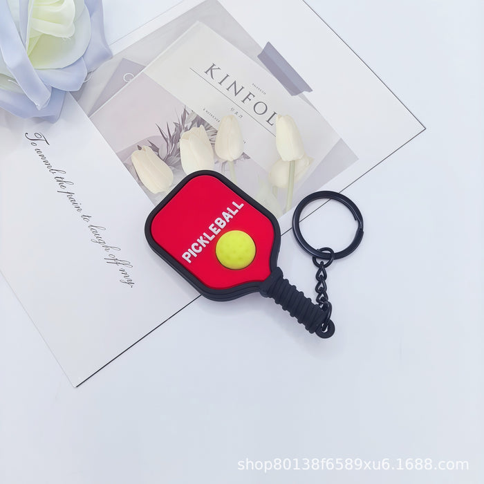 Wholesale 5pcs Sports Pickleball Racket Series Keychain