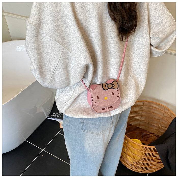 Wholesale Cartoon cute cat little girl coin purse mini parent-child crossbody bag wallet Shoulder Bags