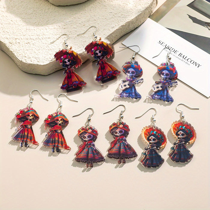 Wholesale Gothic Punk Acrylic  Earrings Perfect Gift for Party and  Friends