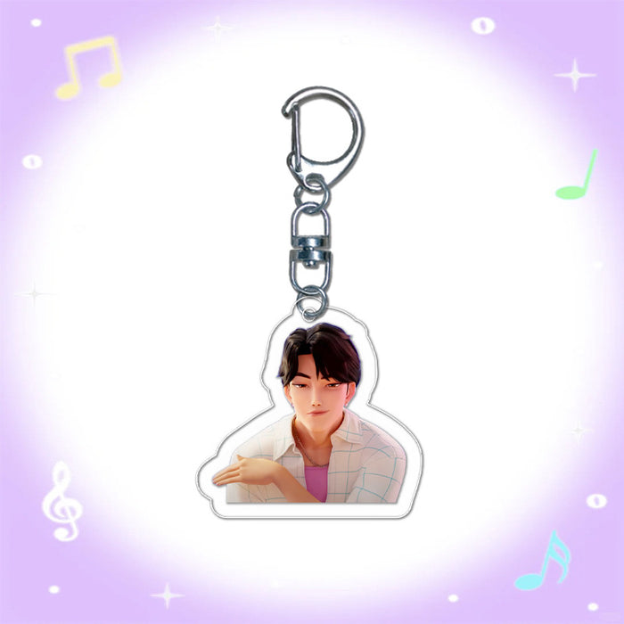 Wholesale Anime Custom Acrylic DIY Keychains