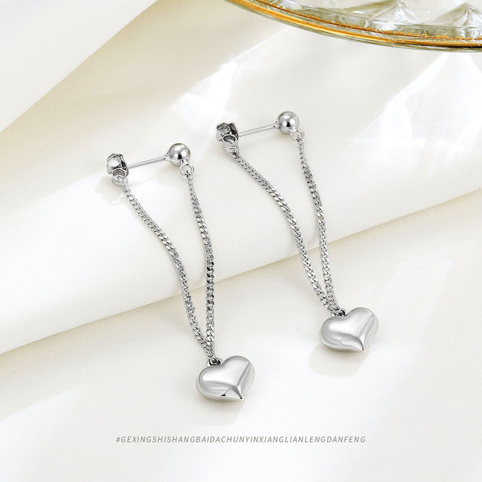 Wholesale Advanced Love Earrings, Simple Love Earrings, Sweet Ear Accessories