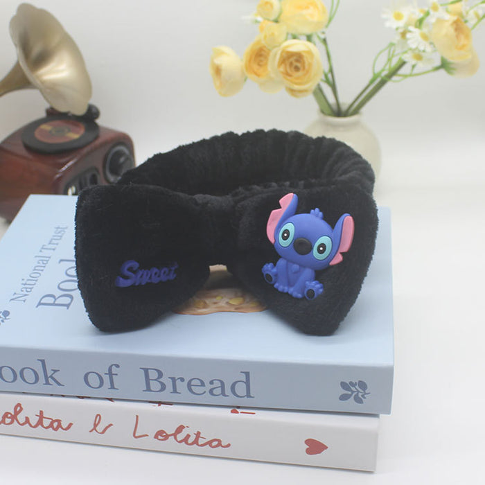 Wholesale Plush Hair Band  Bow Soft Hair Band Wash Face Doll Hair Band