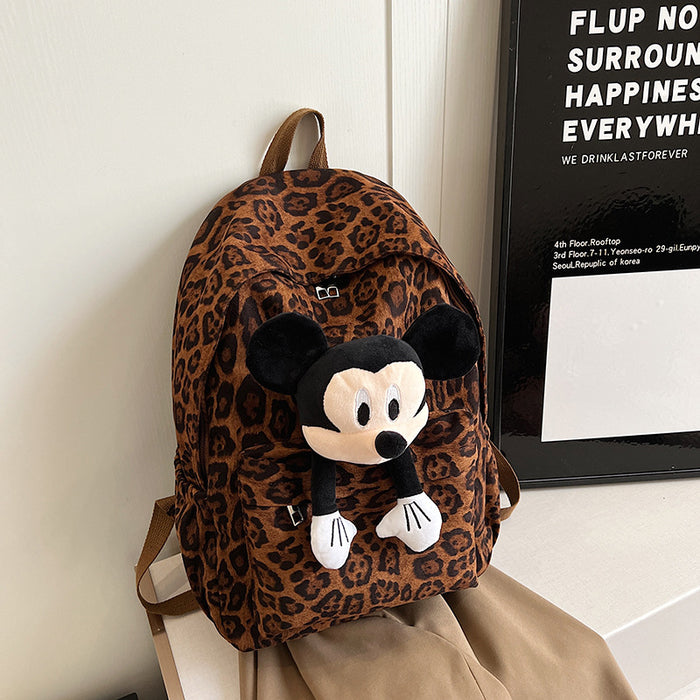 Wholesale Cute cartoon doll bag, new trendy printed backpack, versatile backpack