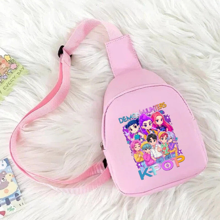 Wholesale Cute candy-colored PU leather shoulder bag suitable for both boys and girls