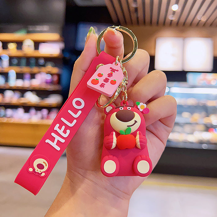 Wholesale Cartoon Silicone Doll Keychain JDC-KC-MingT040