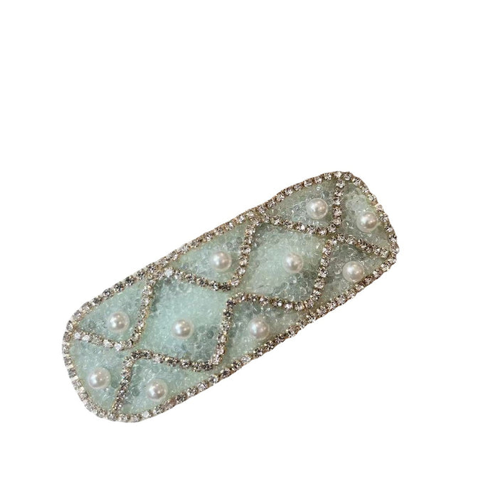 Wholesale Pearl Rhinestone Hairpin Side Clip Bangs Clip Back Head