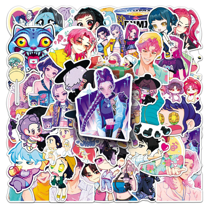 Wholesale 50pcs KPOP stickers animated movie waterproof decorative stickers