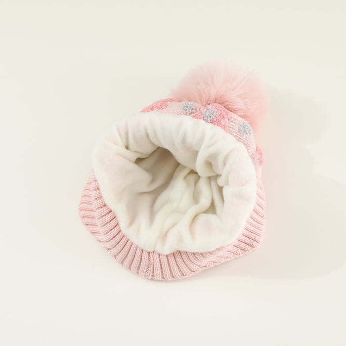 Wholesale Plush flower children' s hat