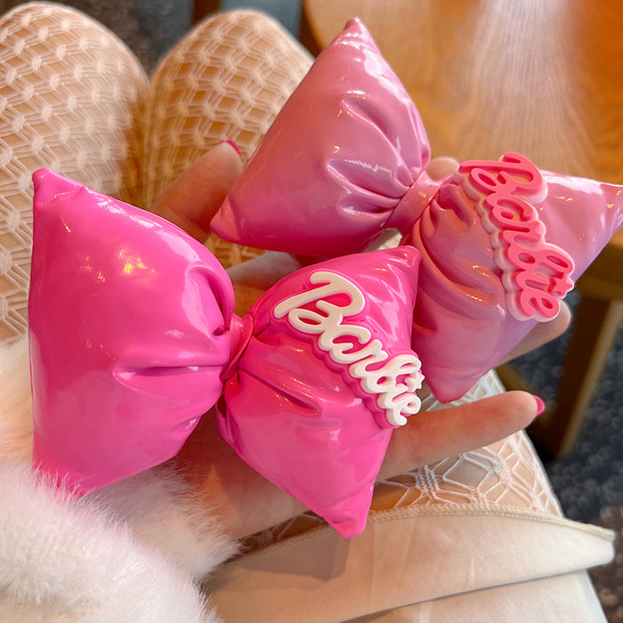 Wholesale Three-dimensional Cotton-filled Bow Hair Clip JDC-HC-SanHe003