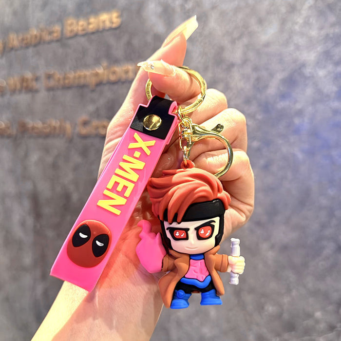 Wholesale Cartoon Wolverine Bag Pendant Car Key Chain