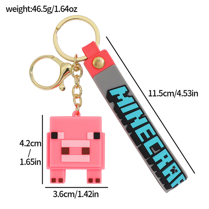 Wholesale Cartoon silicone keychain pendant
