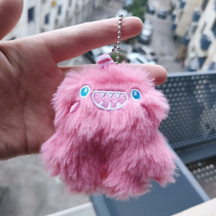 Wholesale Monster Clumsy Keychain Unicorn Plush Pendant Same Style Bag Pendant JDC-KC-RC004