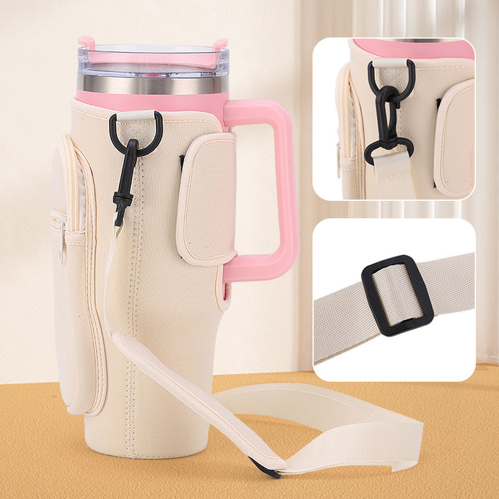 Wholesale New 40oz Bingba Cup Set Stanley Cow Pattern Handle Cup Cup Set Diving Material Cup Bag JDC-CH-JinLun007