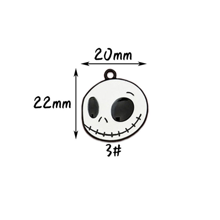 Wholesale 10pcs  Series  Alloy Dripping Oil Earrings Pendants Jewelry Accessories Factory